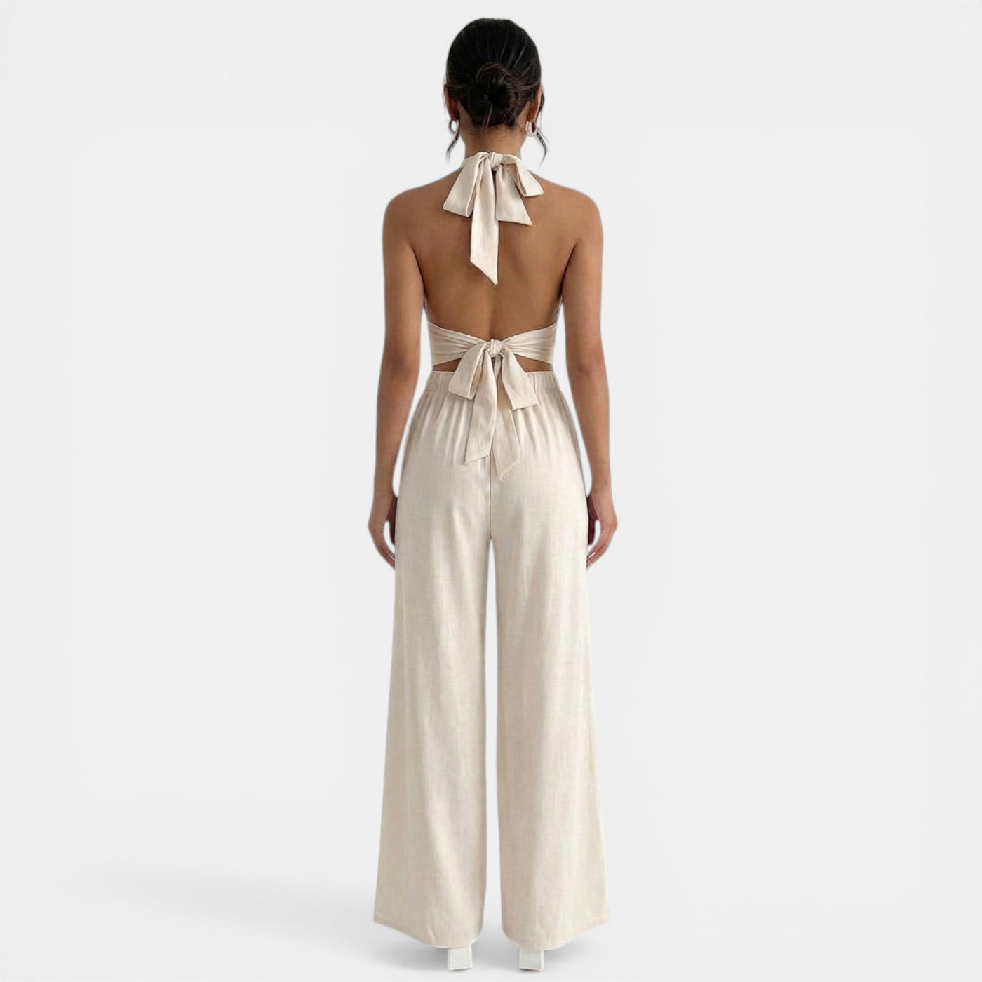 Conjunto Verano Beige Mujer Elegante