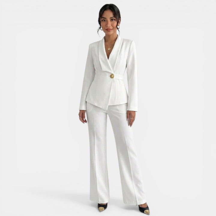 Conjunto Mujer Blanco Elegante