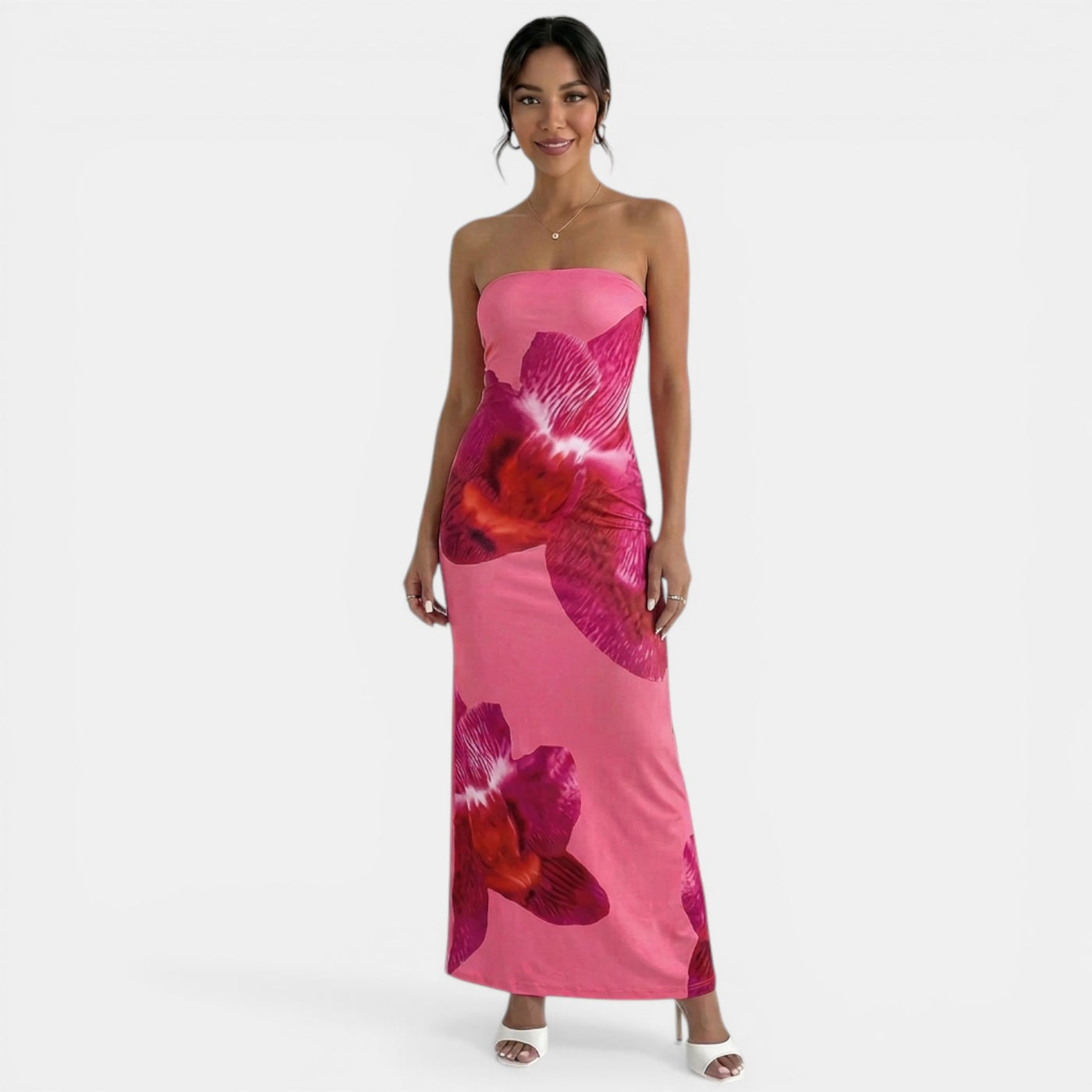 Vestido Maxi Floral Mujer