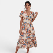 Women's Summer Floral Midi Dress
