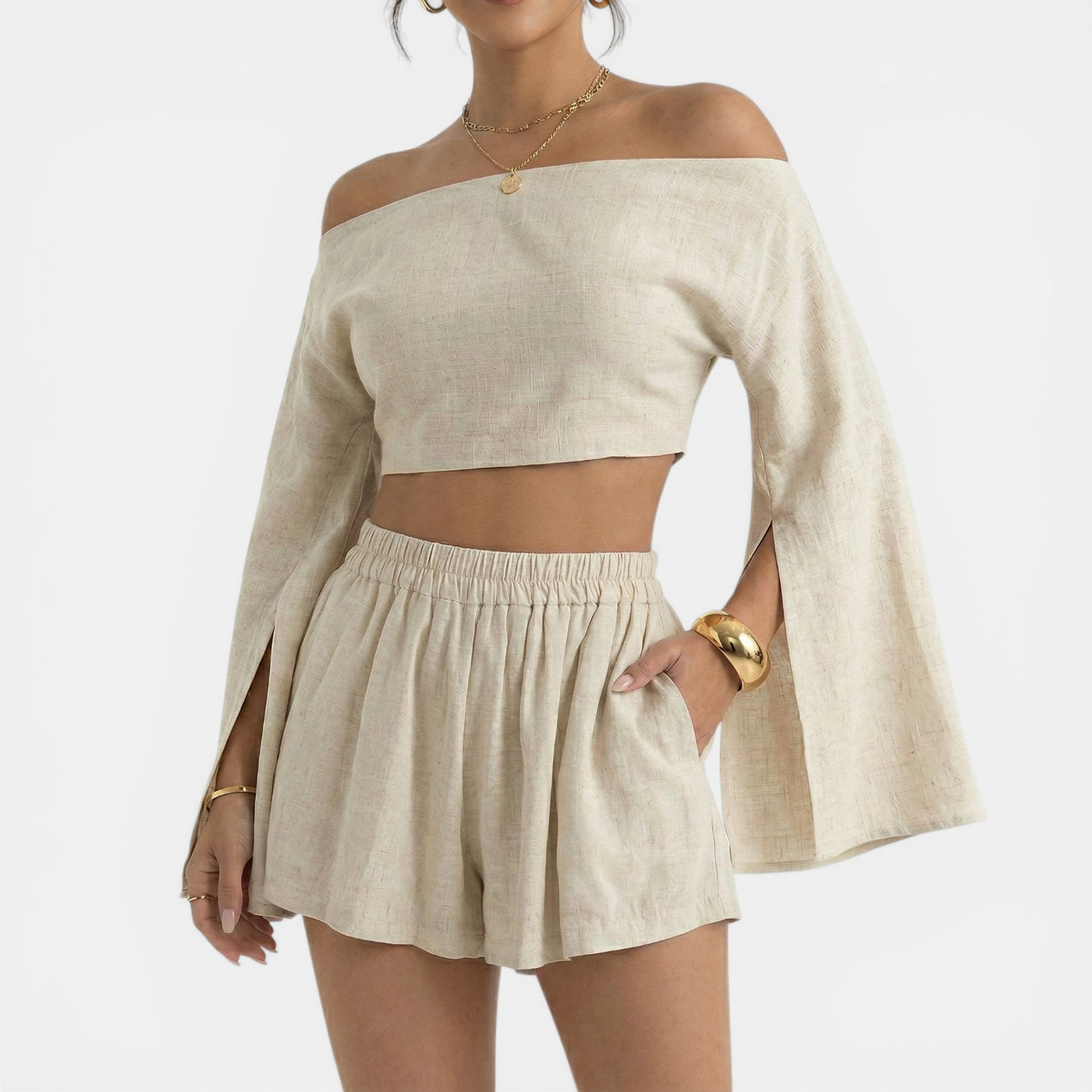 Women's Linen Summer Set