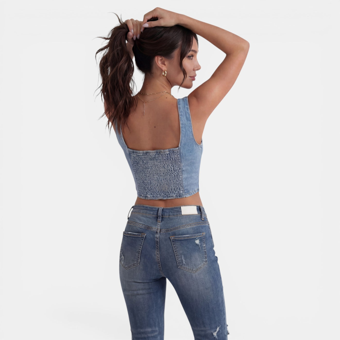 Women's Denim Cami Top