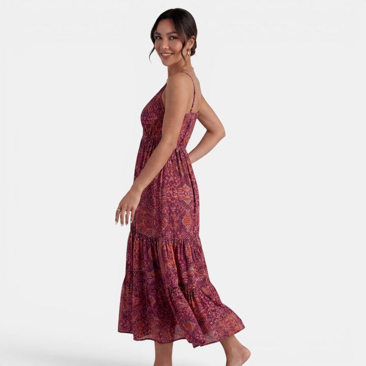 Vestido Largo Boho Mujer Tirantes Verano