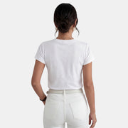 Camiseta Mujer Estampada Cuello Redondo