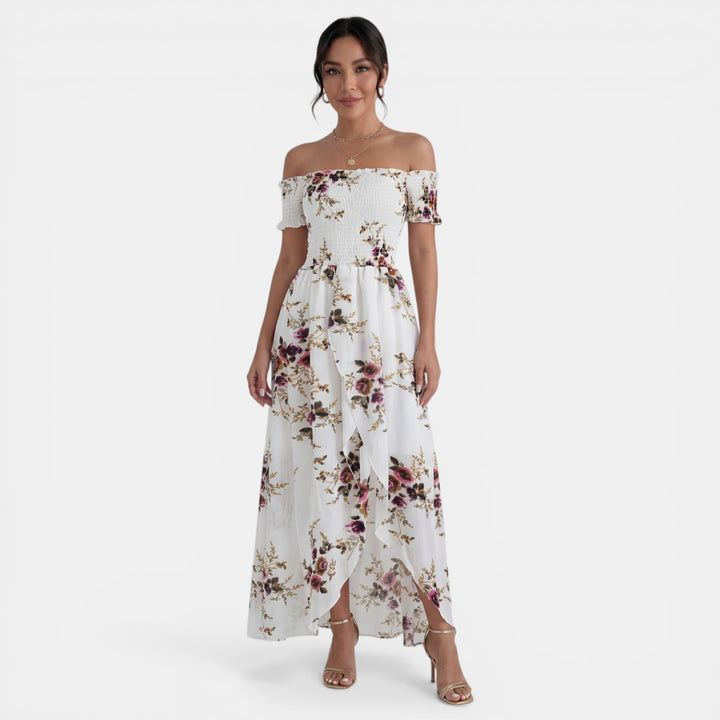 Vestido Maxi Boho Floral Mujer