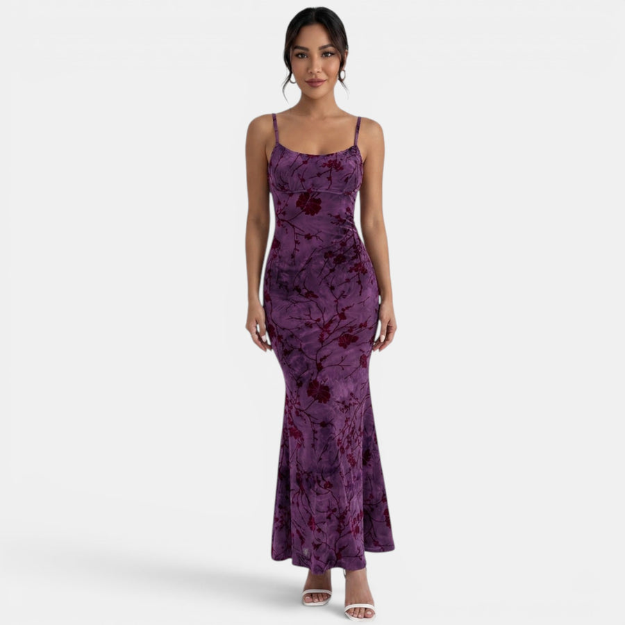 Vestido Largo Floral Mujer