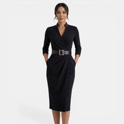 Vestido Tipo Traje Ajustado para Mujer