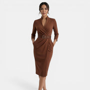 Vestido Tipo Traje Ajustado para Mujer