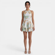 Women's Short Summer Printed Dress