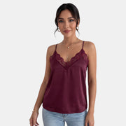 Women's Lace V-Neck Cami Top
