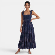 Women's Geometric Print Midi Dress