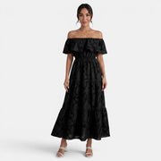 Women's Boho Off-the-Shoulder Dress