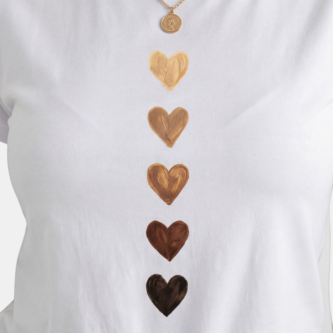 Camiseta Blanca Mujer Estampada Verano
