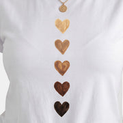Camiseta Blanca Mujer Estampada Verano