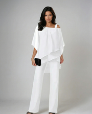 Conjunto Fluido de Dos Piezas Mujer - Pantalón Ancho
