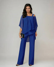 Conjunto Fluido de Dos Piezas Mujer - Pantalón Ancho