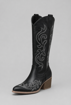 Botas Camperas Mujer de Caña Ancha de Piel con Cremallera