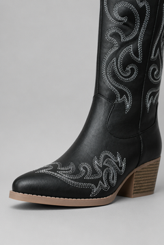 Botas Camperas Mujer de Caña Ancha de Piel con Cremallera
