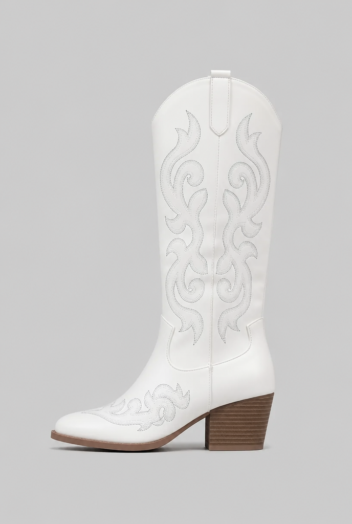 Botas Camperas Mujer de Caña Ancha de Piel con Cremallera