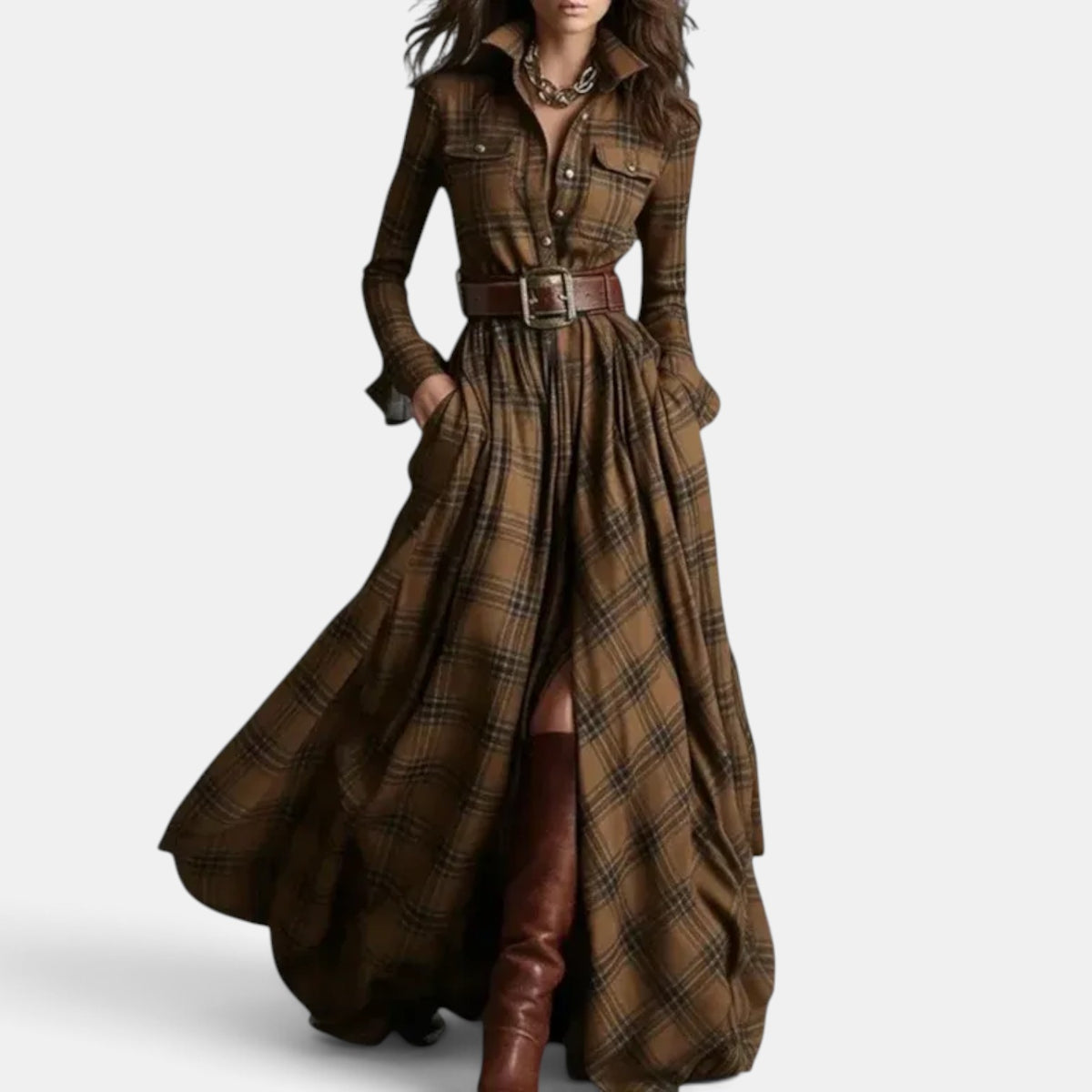 Boho Long Wedding Guest Dress