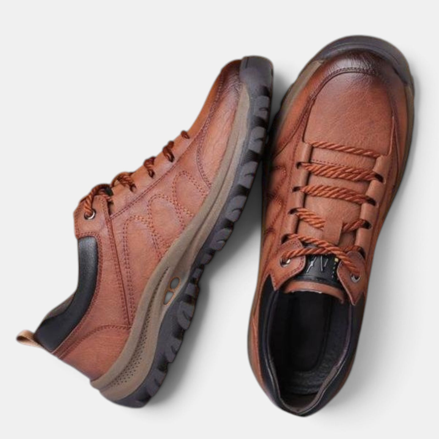 Botas Hombre Piel Genuina Ortopédicas Impermeables