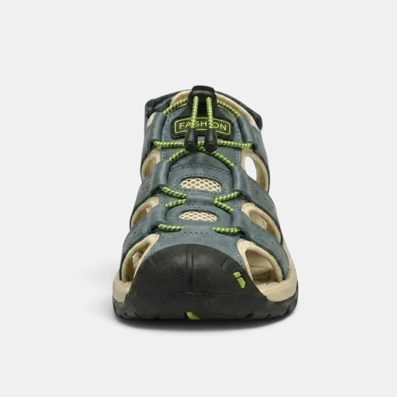 Sandalias Hombre Cuero Transpirables Verano