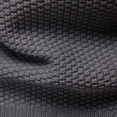 Men's Cable Knit Zip Sweater