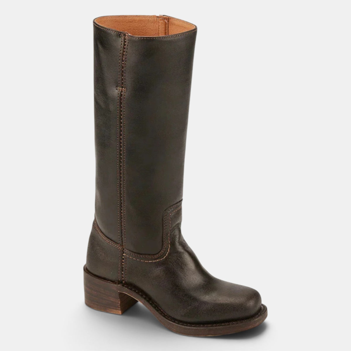 Women's Mid-Calf Block Heel Boots