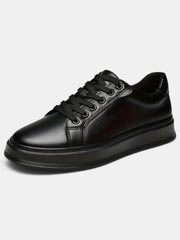 Zapatillas Hombre Negras Piel Vegana