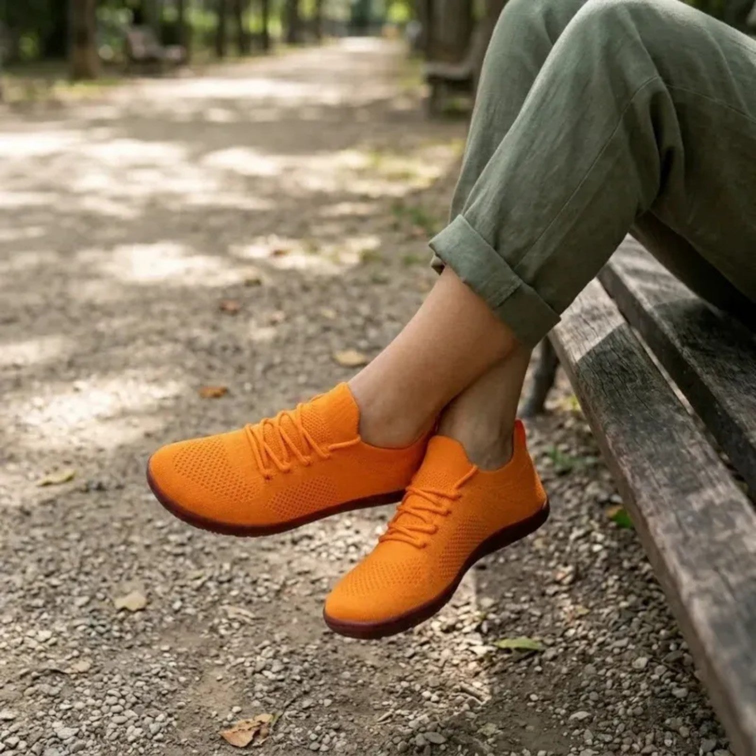 Zapatillas Barefoot Mujer Puntera Ancha Transpirables