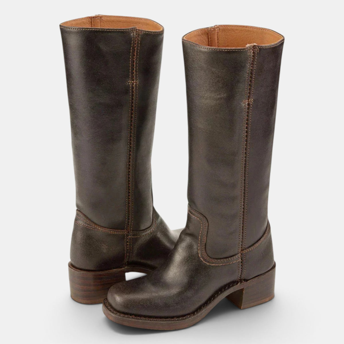 Women's Mid-Calf Block Heel Boots