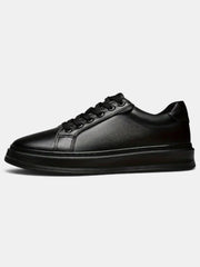 Zapatillas Hombre Negras Piel Vegana