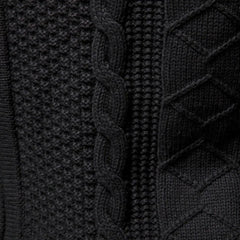 Men's Cable Knit Zip Sweater