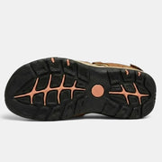 Sandalias Hombre Cuero Transpirables Verano