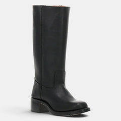 Women's Mid-Calf Boots - Chunky Heel
