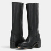 Women's Mid-Calf Block Heel Boots