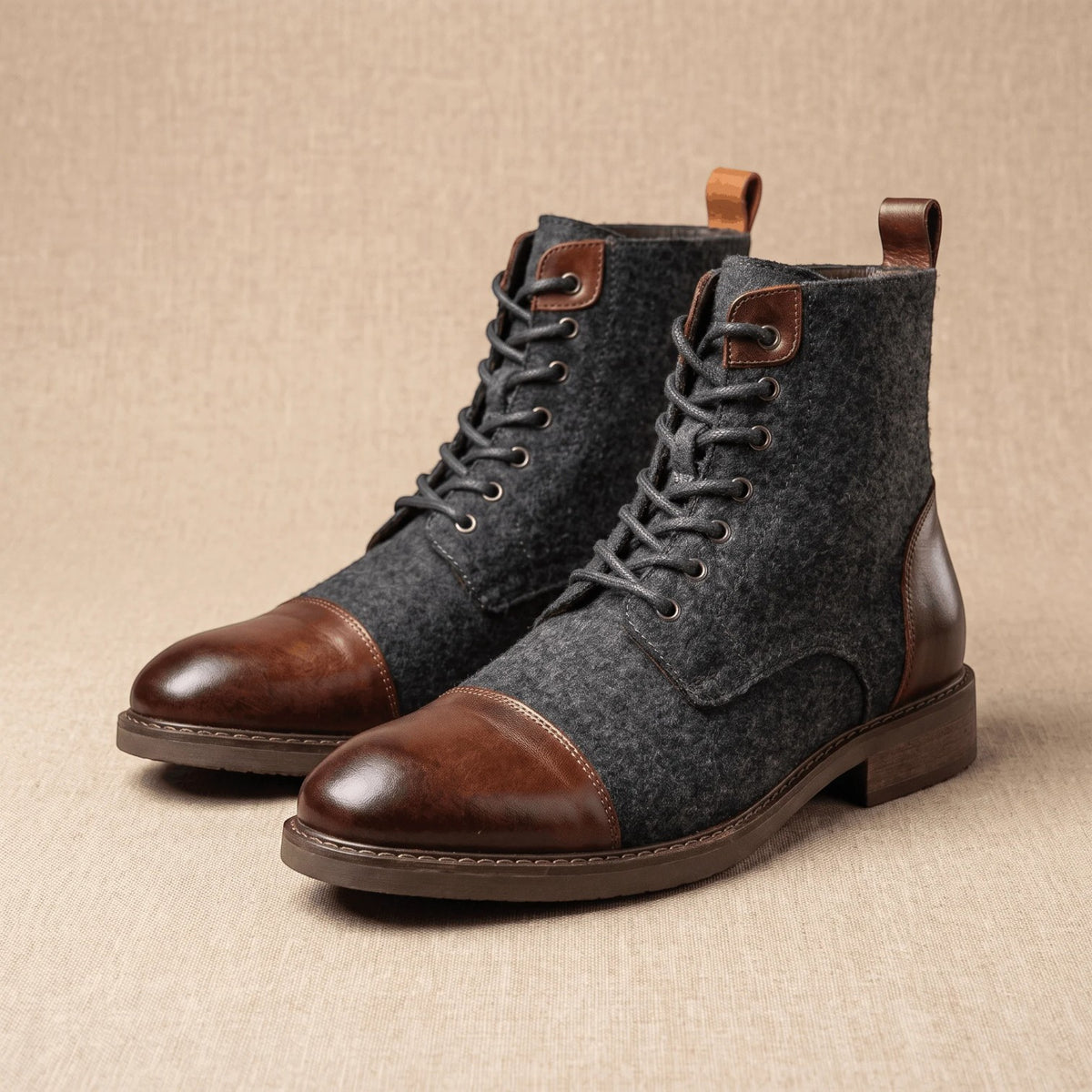 Botas Hombre Lana con Piel