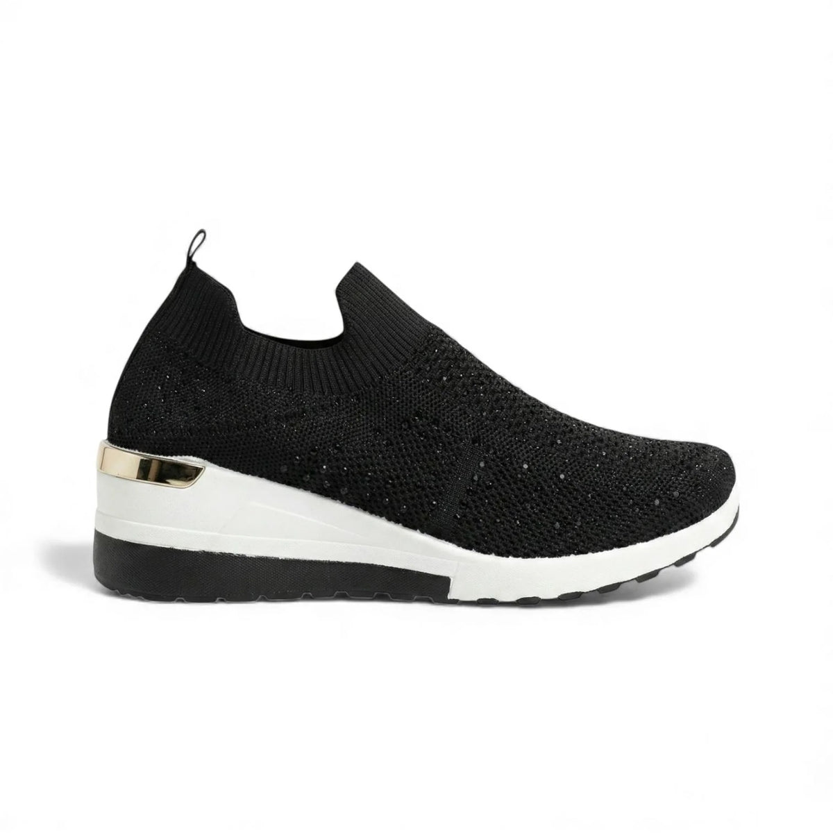 Zapatillas Mujer Cuña con Cristales