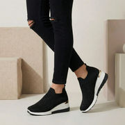 Zapatillas Mujer Cuña con Cristales
