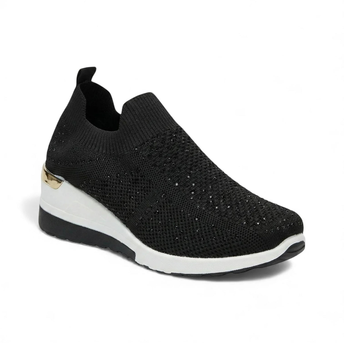 Zapatillas Mujer Cuña con Cristales