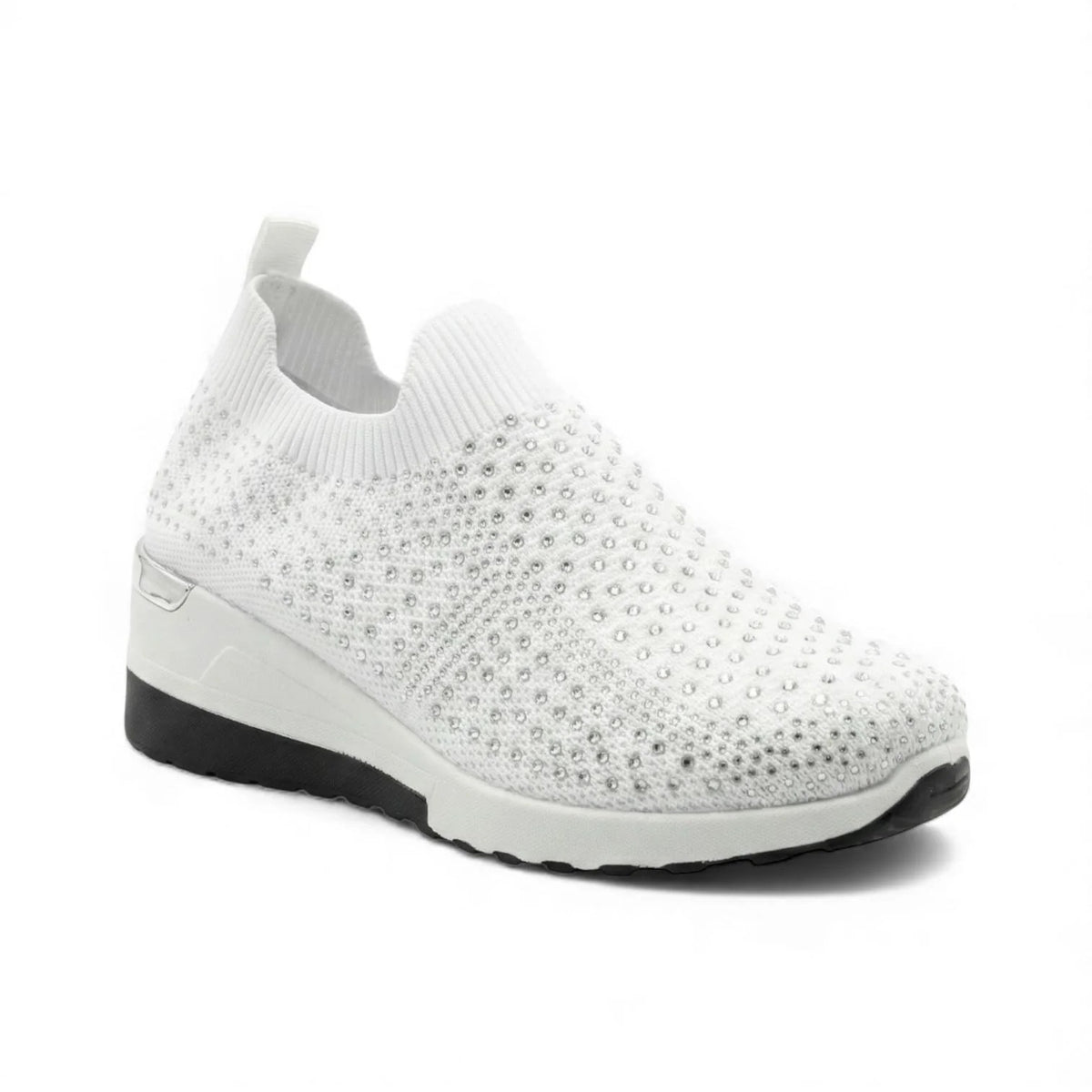 Zapatillas Mujer Cuña con Cristales