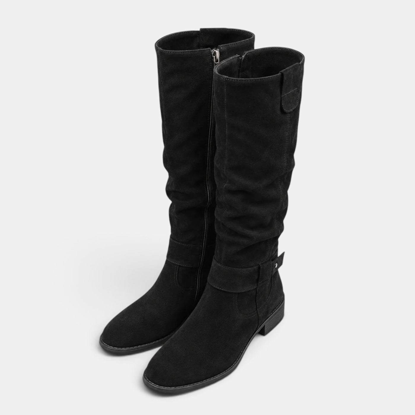 Botas Altas Mujer Efecto Ante