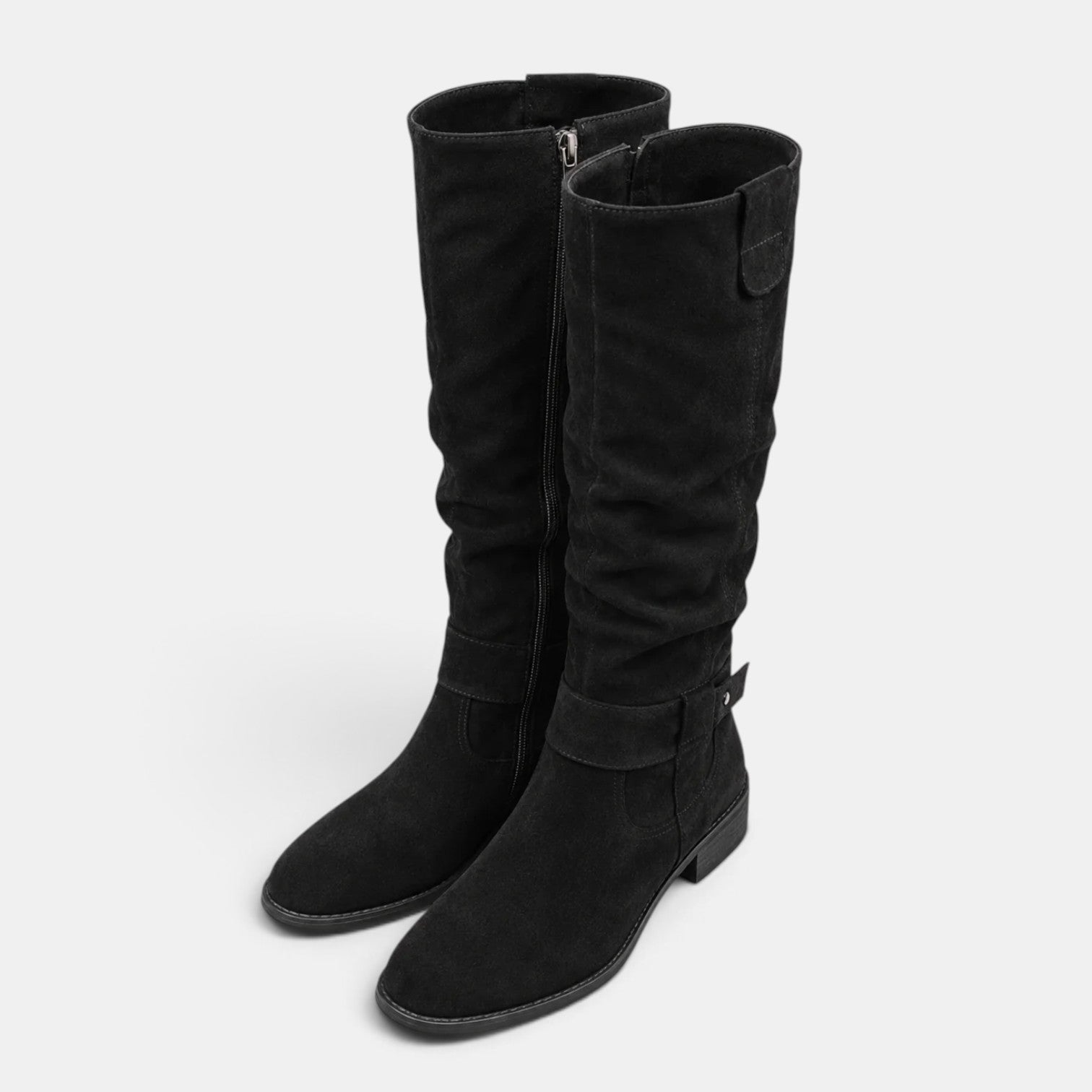 Botas Altas Mujer Efecto Ante