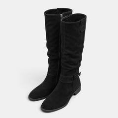 Botas Altas Mujer Efecto Ante