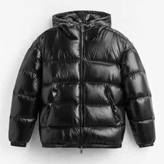 Men's Warm Insulated Puffer Jacket for Winter