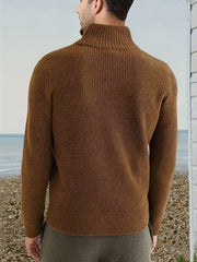 Suéter Hombre de Canalé con Media Cremallera