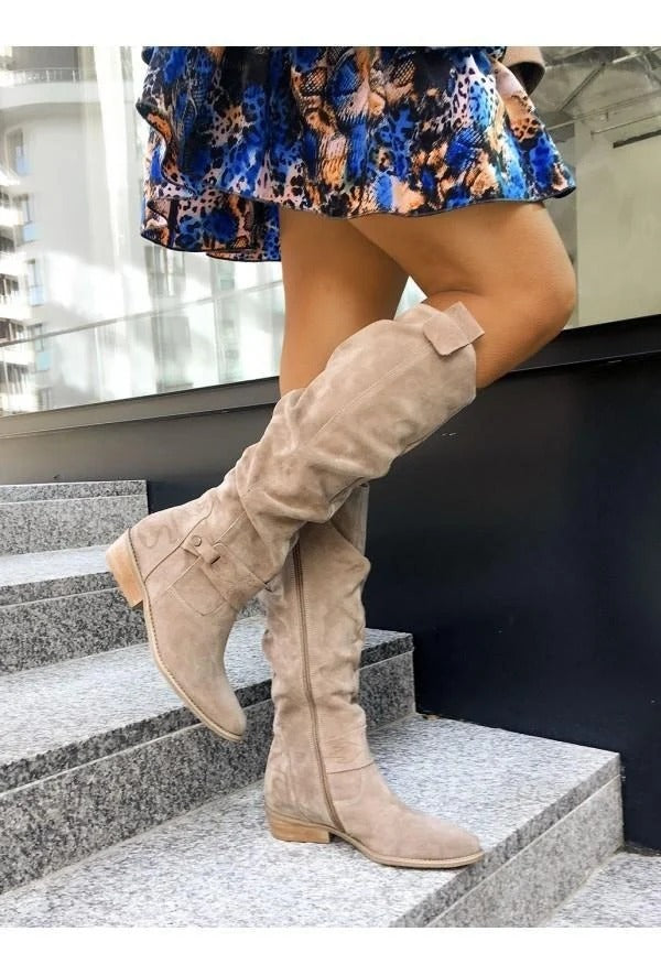 Botas Altas Mujer de Ante