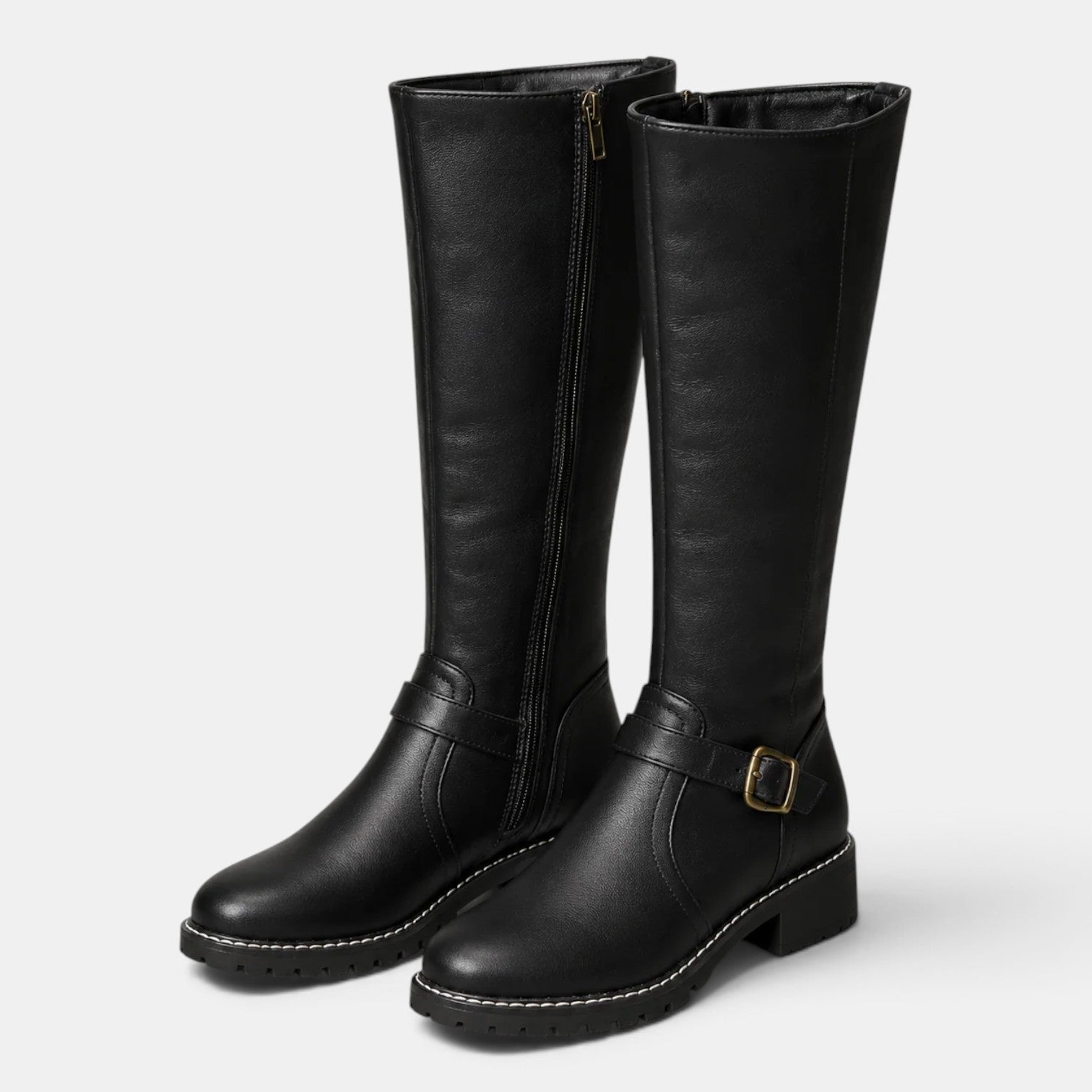 Botas Altas Mujer Hebilla