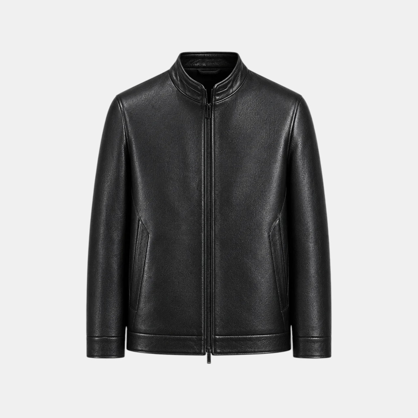 Chaqueta Efecto Piel Hombre