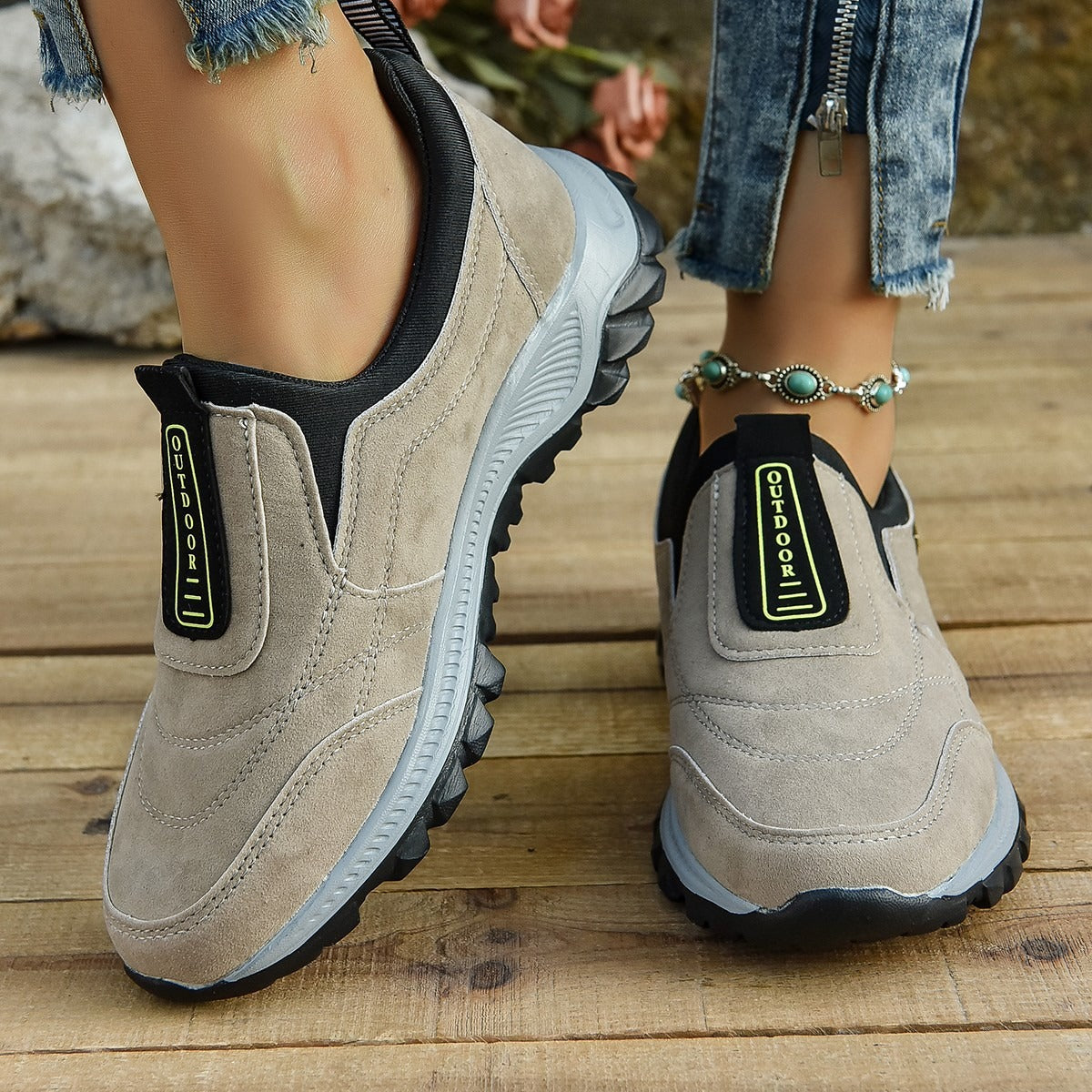 Zapatillas Deportivas Mujer Slip-On Cómodas